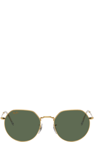 레이밴 선글라스 Ray-Ban Gold Jack Sunglasses