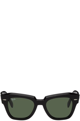 레이밴 선글라스 Ray-Ban Black State Street Sunglasses
