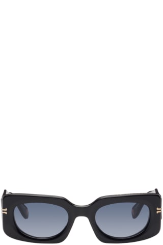 마크 제이콥스 Marc Jacobs Black Rectangular Sunglasses,Black, image