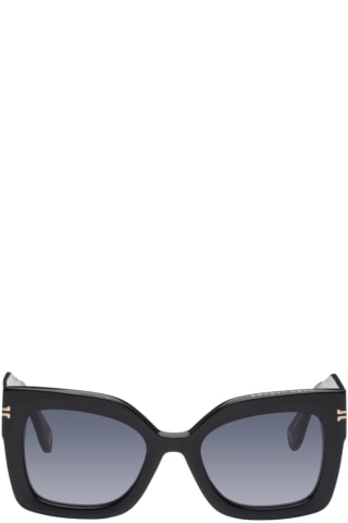 마크 제이콥스 Marc Jacobs Black Cat-Eye Sunglasses,Black, image