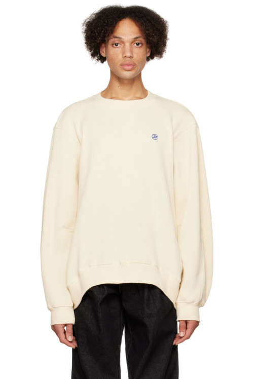 ADER error Off-White Speric Sweatshirt,Ivory
