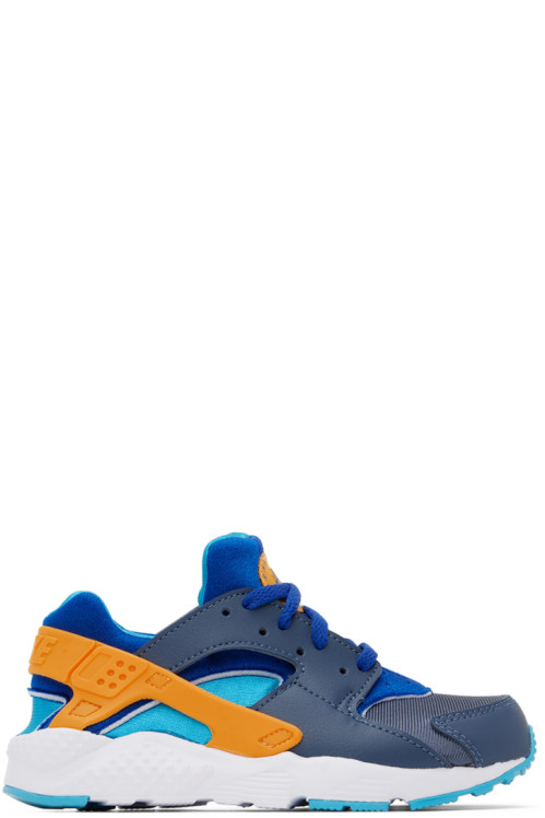 Nike Kids Blue Huarache Run Little Kids Sneakers