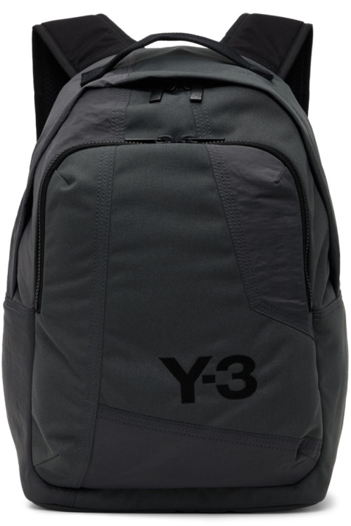 Y-3 Gray Classic Backpack,Solid grey, image