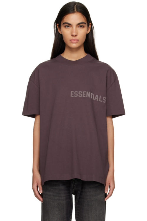 피오갓 에센셜 Fear of God ESSENTIALS   Purple T-Shirt,Plum