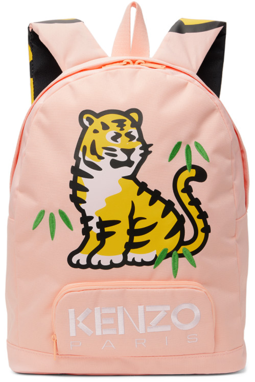 Kids Pink Kenzo Paris Kotora Backpack