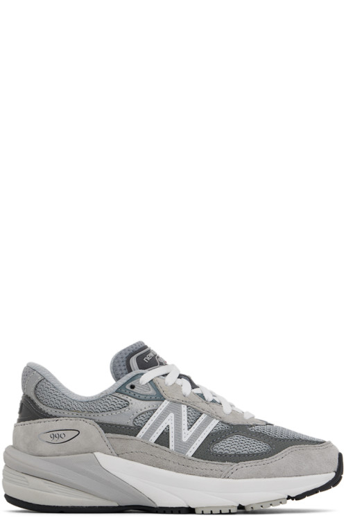 New Balance Kids Gray 990v6 Sneakers