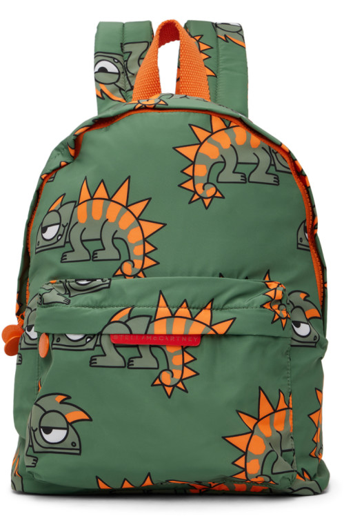 Stella McCartney Kids Khaki Gecko Backpack