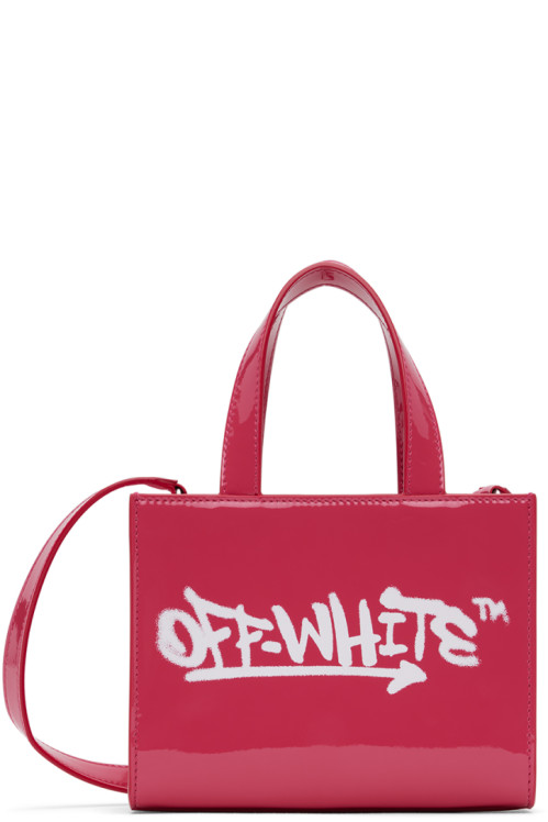 Off-White Kids Pink Mini Graffiti Bag