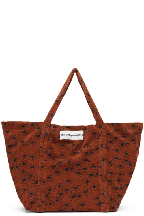 The Campamento Kids Brown Daisies Tote