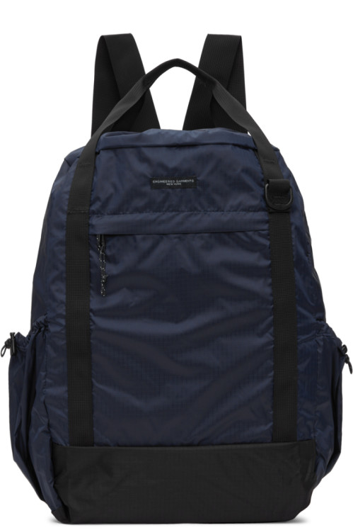 Engineered Garments Navy Ripstop Backpack