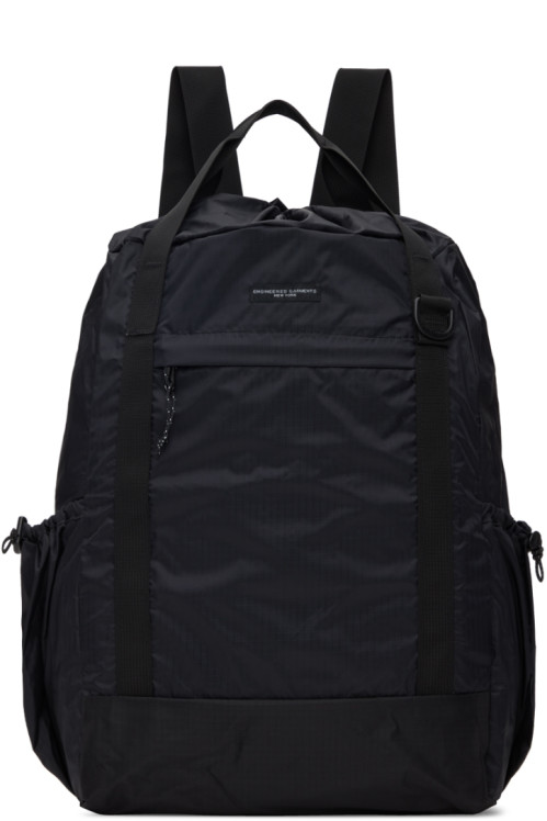 Engineered Garments Black Ripstop Backpack