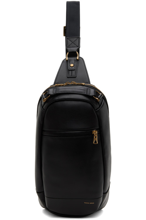 Master-piece Black Gloss Sling Bag