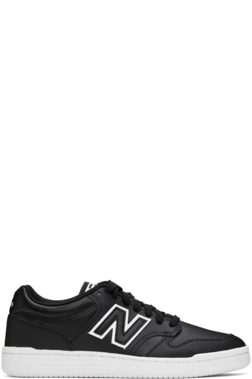 뉴발란스 New Balance Black 480 Sneakers,Black,image