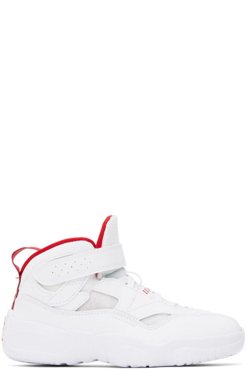 Nike Jordan Kids White Jumpman Two Trey Little Kids Sneakers