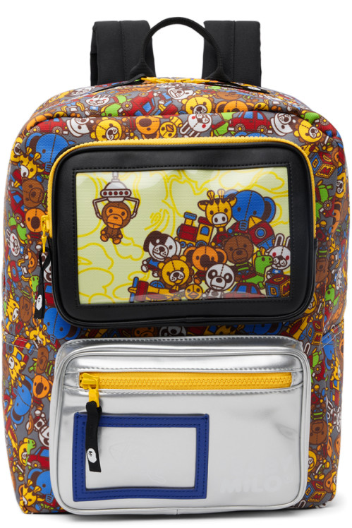 BAPE Kids Multicolor Baby Milo Toy Box Backpack