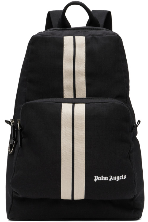 Palm Angels Black Classic Track Backpack