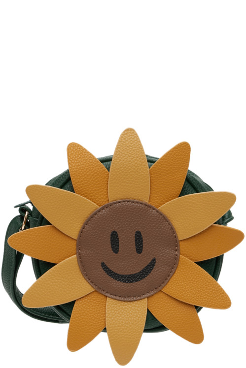 Molo Kids Green & Yellow Sunflower Bag