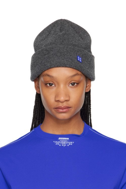 ADER error Gray Significant TRS Tag 02 Beanie,Charcoal