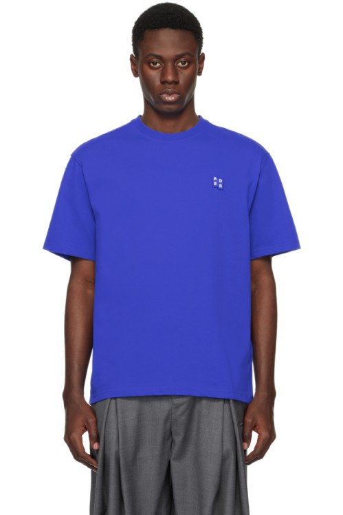 ADER error Blue Significant TRS Tag 01 T-Shirt,Z-blue
