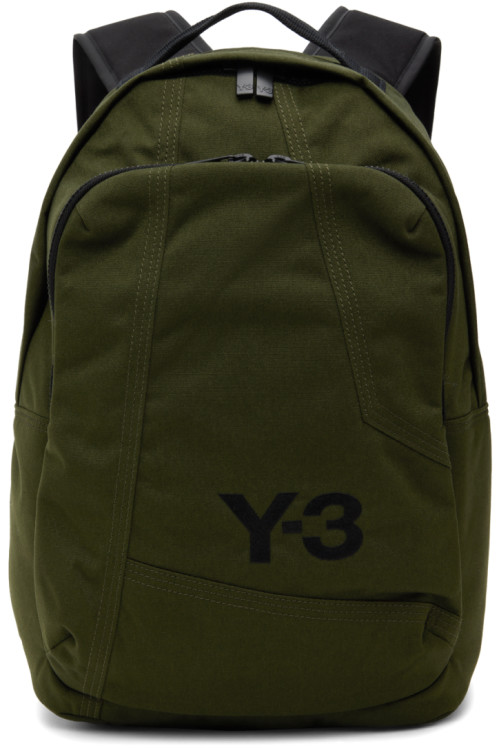 Y-3 Khaki Classic Backpack,Night cargo, image