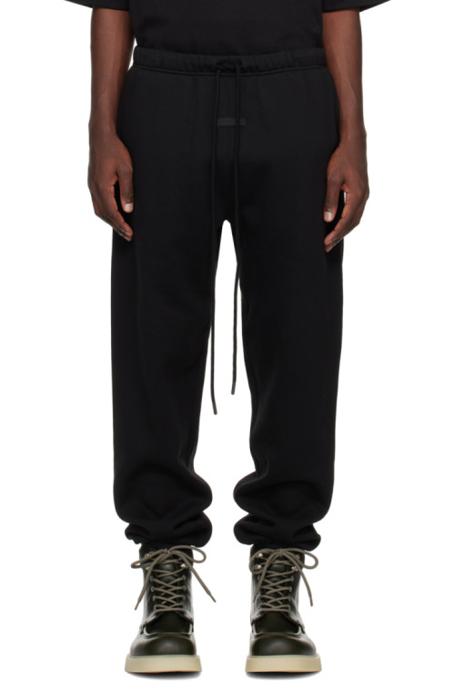 피어오브갓 에센셜 Fear of God ESSENTIALS Black Drawstring Sweatpants,Jet black, image