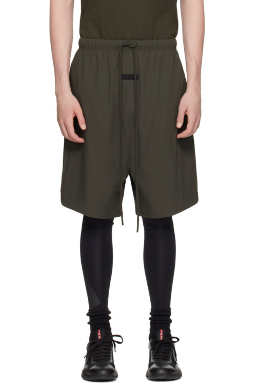 Fear of God ESSENTIALS Gray Relaxed Shorts,Ink