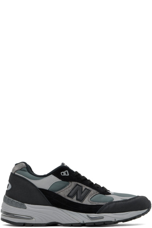 뉴발란스 New Balance Gray Made In UK 991v1 Sneakers,Grey,image