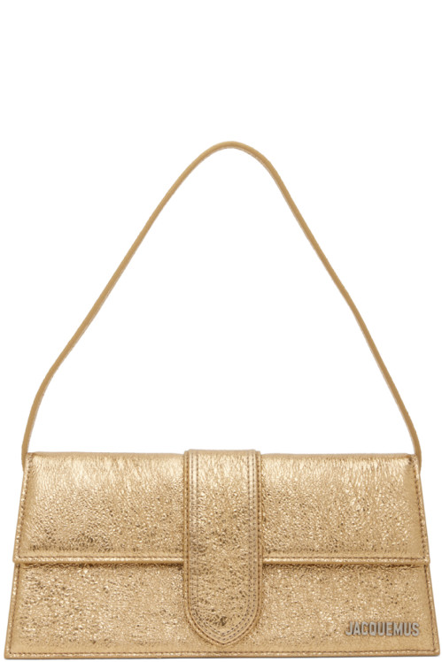 JACQUEMUS Gold Guirlande Le Bambino Long Bag,Gold,image