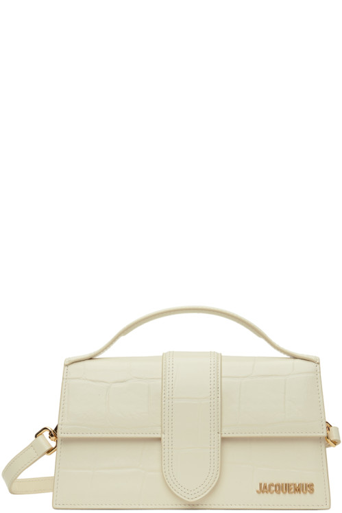 JACQUEMUS Off-White Les Sculptures Le grand Bambino Bag,Light ivory,image