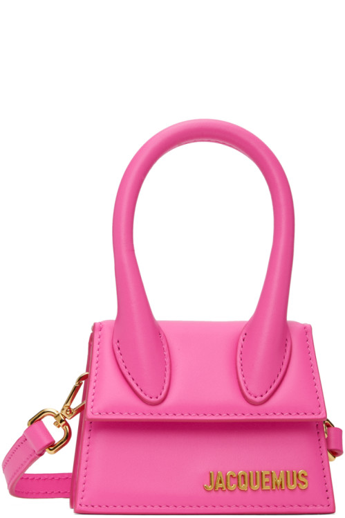 JACQUEMUS Pink Les Classiques Le Chiquito Bag,Neon pink,image