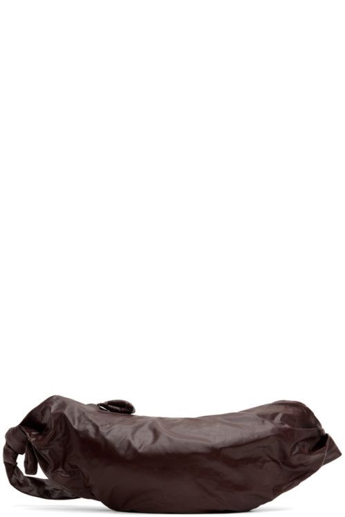 LEMAIRE Brown Large Soft Croissant Bag,Roasted pecan,image