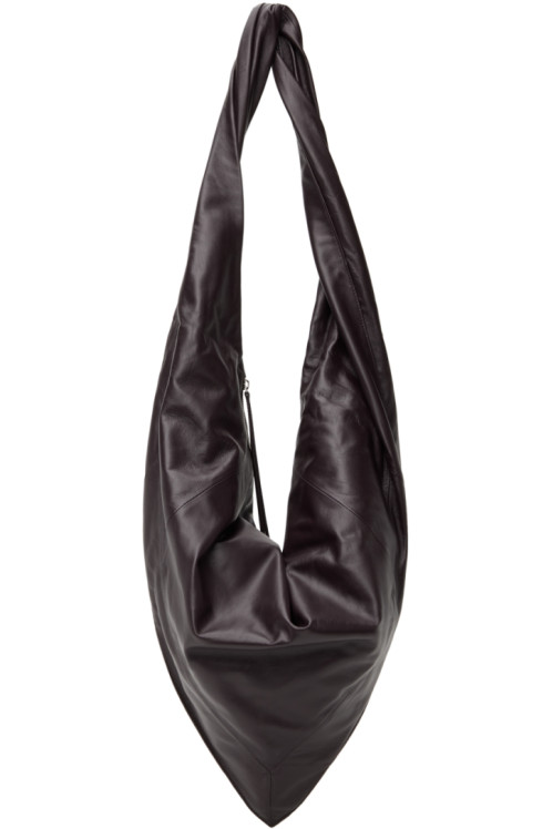 LEMAIRE Purple Scarf Bag,Espresso,image