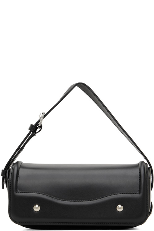 르메르 LEMAIRE Black Ransel Mini Bag,Black, image