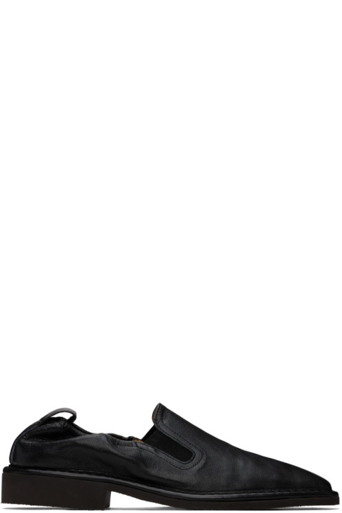 LEMAIRE Black Soft Loafers,Black,image