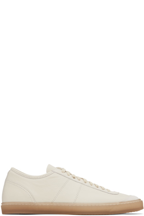 LEMAIRE Off-White Linoleum Sneakers,Clay white