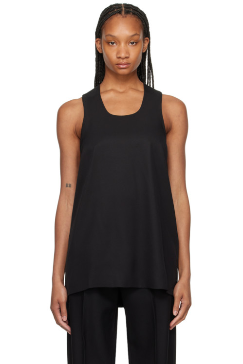 Fear of God Black Double Layer Tank Top