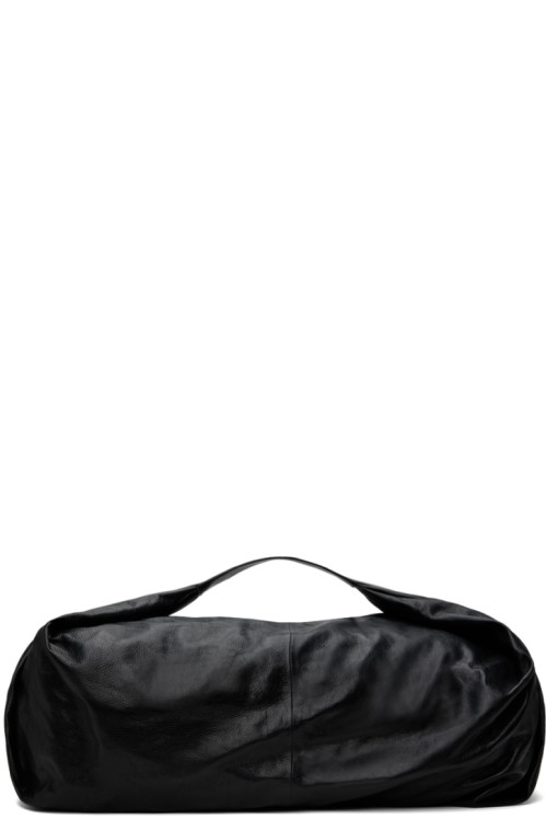 Fear of God Black Leather Large Shell Bag,Black, image