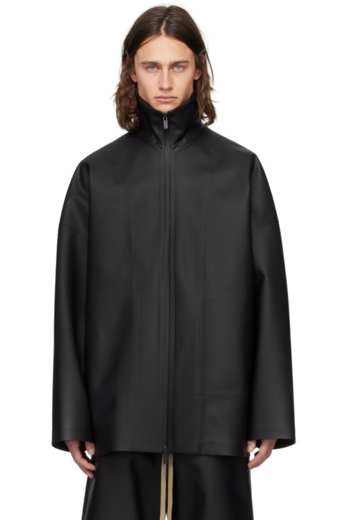 Fear of God Black Zip Jacket,Black, image
