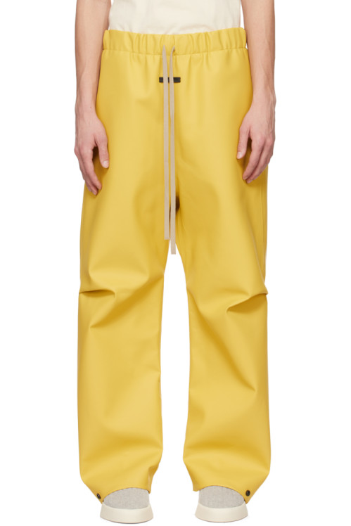 Fear of God Yellow Rubberized Trousers,Tuscan, image