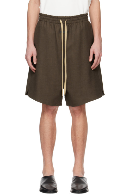 Fear of God Brown Relaxed Shorts,Mocha