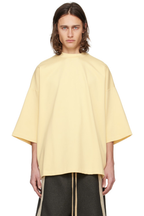Fear of God Yellow Thunderbird T-Shirt,Lemon cream