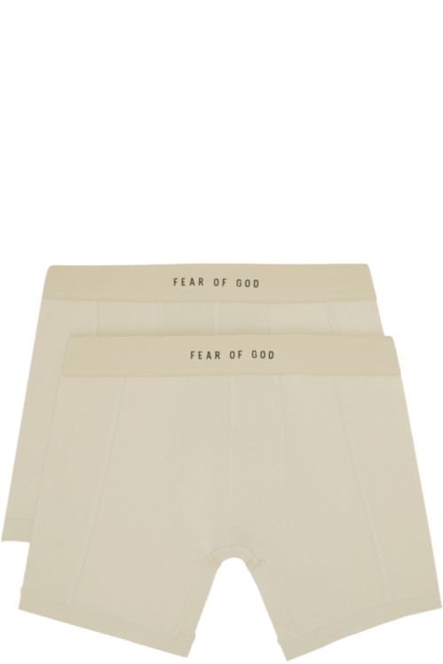 Fear of God Two-Pack Gray Boxer Briefs,Cement