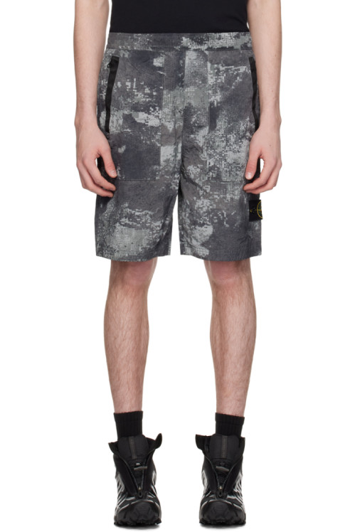 스톤 아일랜드 Stone Island Gray Drawstring Shorts,GreyrnSupplier