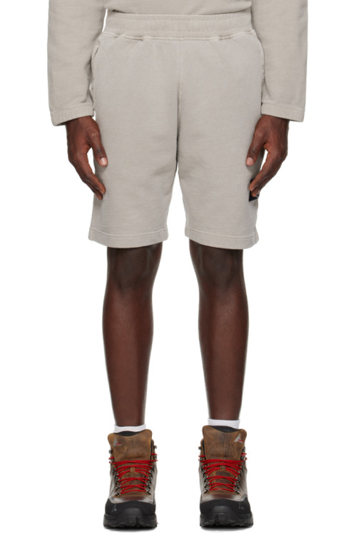스톤 아일랜드 Stone Island Gray Patch Shorts,DustrnSupplier