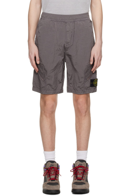 스톤 아일랜드 Stone Island Gray Patch Shorts,Dove greyrnSupplier