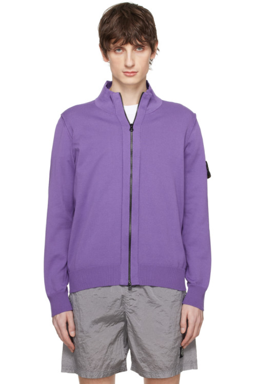 스톤 아일랜드 Stone Island Purple Patch Sweater,Lavender Supplier