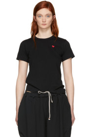 Comme des Garçons Play - Black Small Heart T-Shirt
