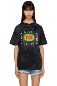 Gucci - ブラック Loved Vintage Gucci T シャツ