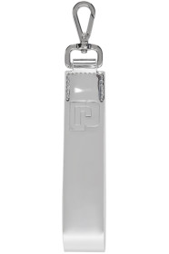 Paco Rabanne - Silver Dragonne Handle Logo Keychain