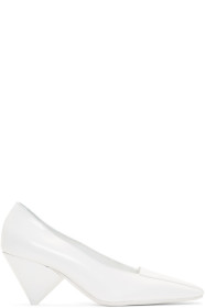 Paco Rabanne - White Conical Pilage Heels